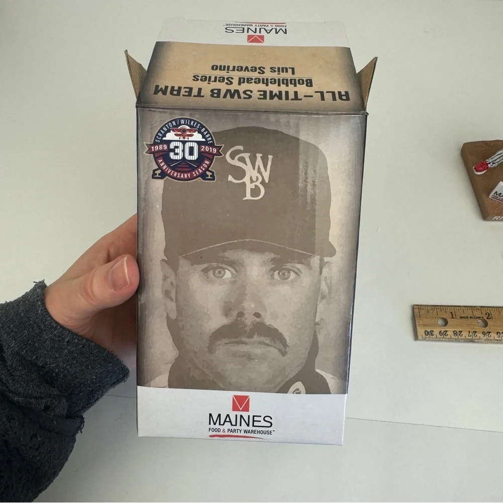 Rick‎ Schu Scranton WilkesBarre Red Barons Baseball Team Bobblehead 30th Anniv